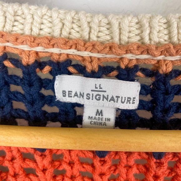 L.L. Bean Signature Bailey Island Cotton Sweater S - Picture 8 of 10
